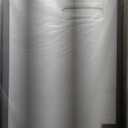 LOAAO 24X36 Inch Brushed Nickel Bathroom Mirror, Rounded Rectangle Silver Metal Frame Mirror, Brushed Nickel, Anti-Rust, Hangs Horizontally or Vertically