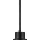 Emak Black Pendant Light Fixtures, Modern 10 Inch Clear Glass Pendant Lights Kitchen Island, Farmhouse Large Kitchen Island Lighting, PL126-BK-CG