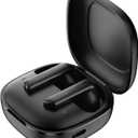 QCY HT05 Multi-Mode Active Noise Cancelling Wireless Earbuds, AI-Enhanced Calls Bluetooth Headphones with 6 Mics, Anti-Wind Noise, Transparency, App for Custom EQ, 30H Playtime, Bluetooth 5.2 (Black)