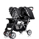 Baby Trend Double Stroller with 2 EZ-Lift Plus Infant Car Seats, Sit N' Stand, Stormy - Portable and Lightweight Stroller Duo and Car Seat Travel System Tandem