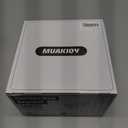 MUAKIOY No Drill Curtain Rod Bracket Holders, (8 Pack) Adjustable Self Adhesive Curtain Hooks, No-Nail Stick on Wall Curtain Rod Hangers for Bathroom Bedroom Kitchen and Livingroom