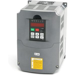 VFD Converter,Variable Frequency Drive,220VAC Single Phase Input to 220V Three Phase,for Motor/Spindle Speed Rotation (HY Series 220v 4kW-5HP Model)