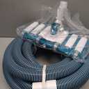 1-1/2 In x 36-Feet Swimming Pool Hose and Vacuum Head with Wheels | Weighted Pool Vac Head, Flexible Swivel Cuff Pool Vacuum Hose, Pool Suction Cleaning Kit for Above Ground and Inground Pools