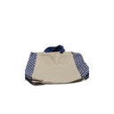 Beach Tote Bag Large Sandproof Storage Bag with Handles for Beach Sports Vacation
Color: Beiga/Blue pattern 7pcs