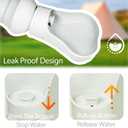 BMN Portable Dog Water Bottle, Collapsible Pet Water Bottle,Large Capacity for Big Dogs Leak-Proof Travel Dispenser, Foldable Bowl for Hiking Walking Outdoors19oz