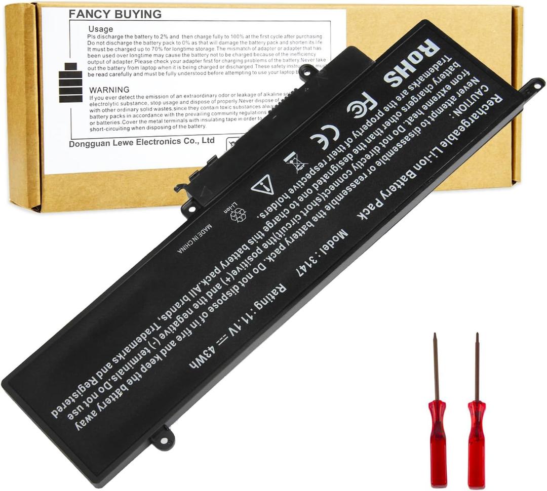GK5KY Laptop Battery for Dell Inspiron 11 3000 3147 3148 3153 3152 3157 3158 15 7000 7558 7568 13 7353 7359 7347 7348 7352 92NCT 092NCT 4K8YH 04K8YH RHN1C 0WF28 P20T P20T001 P55F P55F001 451-BBKK