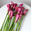 Fqueelvys Iris Flowers Artificial 6 PCS Real Touch Flowers 23.22 in Long Stems Iris Artificial for Wedding Bridal Home Kitchen Party Décor