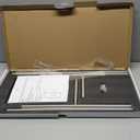 Free Standing Towel Rack for Bathroom - Brushed Nickel Finish - Stand Alone 2 Tier Stainless Steel Towel Rack for Bathroom Floor with Heavy Marble Base, Double T Shape Drying Stand for Towels