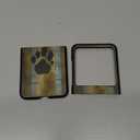 for Motorola Razr 2024 Case - Slim, Lightweight Hard PC Protective Phone Case Cover for Motorola Razr 50 6.9 inch - Watercolor Dog Paw