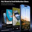 TORRAS Outdoor Anti Reflection for iPhone 17 Pro Max Screen Protector [OrigArmor Lite ＆ Anti Glare] Military-Grade Shatterproof 9H+ Tempered Glass Anti-Scratch Screen Protector 17 ProMax 6.9" 1-Pack