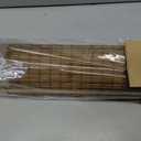 UNISHADES Cordless Bamboo Roman Shades for Windows, Blinds Size (35" W 64" H) Colour (Highfield Teak)