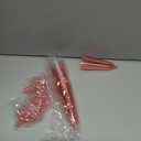 SUREHOME Pink Champagne Flutes Plastic Champagne Glasses Disposable Mimosa Glasses 40 Pack 5 Oz Acrylic Stemware Cocktail Cups Bulk for Valentines Wedding Toasting Engagement Party Supplies