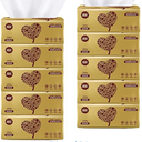 10 Packs Soft Small Facial Tissue, Disposable Facial Napkin, Wood Pulp Fiber Material NOT COTTON, Facial Towel, White Facial Paper Tissue, 4-Ply, 10 Pack, 280 Sheets per Pack, 2800 Sheet In Total