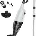 Cordless Pool Vacuum Cleaner for Above Ground Pool & In Ground Rechargeable Pool Vacuum Cleaner - 90 Mins Runtime, with 69" Telescopic Pole, Spa Vacuum for Hot TubMisty Grey