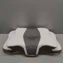 Pain Relief Cervical Pillow for Neck Support,Adjustable Ergonomic Pillow Cozy Sleeping,Odorless Orthopedic Memory Foam Pillows,Contour Bed Pillow for Side Back Stomach Sleeper (Queen Size-24.8''Lx14.96''Wx5.78''H, Grey)