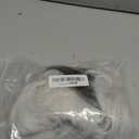 ColorGround Short Curly Silvery White Old Lady Wig with Glass and Eyeglasses Chain for Party