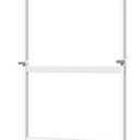Maxtek Mobile Whiteboard Stand with Wheels, Height Adjustable No Drill Needed Dry Erase Board Easel Stand for Classroom, Office, Home & School, Whiteboard Stand Only