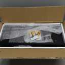 WOPITUES Floating Shelves for Wall with Cube Shelf, Wall Shelves with Metal Rail for Bathroom Decor, Bathroom Organizers and Storage, Over Toilet Shelves for Toilet Paper-Black (15.7 inch)