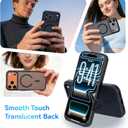 2 x Wiaocit Case for iPhone 17 Pro Max, Compatible with Magsafe, Military-Grade Protection, Translucent Matte Shockproof Magnetic Phone Case Cover, Black