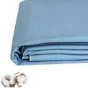 100% Cotton Denim Fabric by The Yard, 6.5oz & 10 oz Comfort Stretch Denim for Apparel, Jeans, Jackets, DIY Sewing (6.5oz-Sky Blue, 3 Yard)