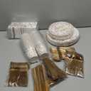 400 Pcs Miss to Mrs Plates and Napkins Sets Bridal Shower Disposable Dinnerware Wedding Party Supplies Spring Plates Baby Shower Party Decorations