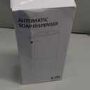 Automatic Foaming Soap Dispenser,Touchless Soap Dispenser with 4 Adjustable Foam Levels,Wall Mounted and USB Rechargeable,12.8oz Large Capacity for Bathroom,Kitchen Sink,Dish Soap,White 1, Foam x1