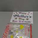 Mother's Day Bobo Balloon Set, 30 Inch Clear Balloons, 10 Pieces with 12 Decorative Stickers, Party Supplies