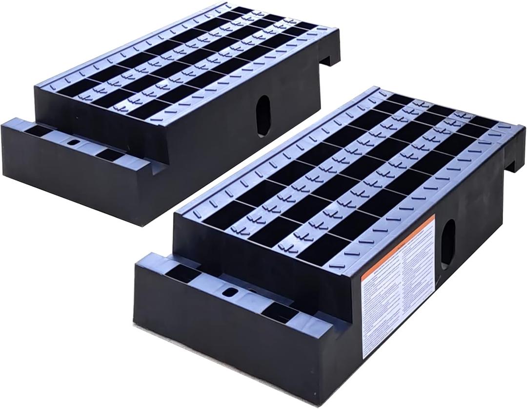 MAXXHAUL 50710 Middle Section (Extension) for 50709 Detachable Removable Poly Black Car Ramp Set (Pair)