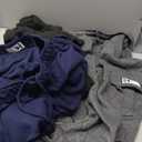 Cargo Pants for Men 3 Pack Relaxed Fit Mens Joggers with Pockets,Fleece Hiking Tactical Workout Pants Casual Size L