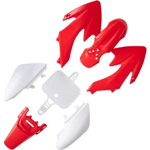 Thickened Plastics Kit, Hyssk All Black Dirt Bike Fairings Fenders for Honda CRF50 XR50 CRF XR 50 SSR Trail Pit Bike