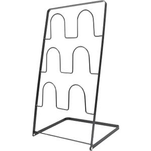 Cabilock Multi-Layer Slipper Rack 3-Tier Metal Slippers Storage Shelf Space Saving Indoor Shoe Organizer for Entryway Bathroom Living Room 18X10X7.7 Inch