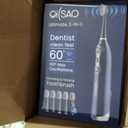 Electric Toothbrush with Water Flosser for Adults, 3-in-1 Sonic Brush & Floss Combo, Cordless Oral Irrigator with 5 Brush Heads, 3 Modes, 30-Day Battery, Travel Toothbrush for Braces, Sensitive Gums
