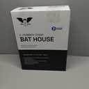 WildYard BIGBATBOX Wooden Outdoor Bat House Kit - Clean Your Backyard from Mosquitoes 