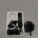 COMICA XLR Pin Microphone CVM-V02C XLR Clip Microphone Unidirectional Lavalier Microphone 48V Phantom Power Video Microphone for Canon/Sony/Panasonic Camcorder Microphone Zoom H4n H5 H6 Tascam DR-40