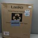 Lasko Oscillating Cyclone Pedestal Fan, Adjustable Height, Timer, Remote Control, 3 Speeds, for Bedroom, Living Room, Home Office, 18", Black, 1843