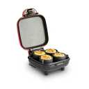 DASH Deluxe Sous Vide Style Egg Bite Maker with Silicone Molds for Breakfast Sandwiches, Healthy Snacks or Desserts, Keto, Standard, Red