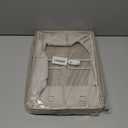 StorageWorks Storage Bins, Fabric Storage Bins for Shelves, Storage Baskets with Metal Frame, Closet Baskets and Bins with Handles, Brown and Beige, 2-Pack (14 " L x 10 " W x 8 " H)