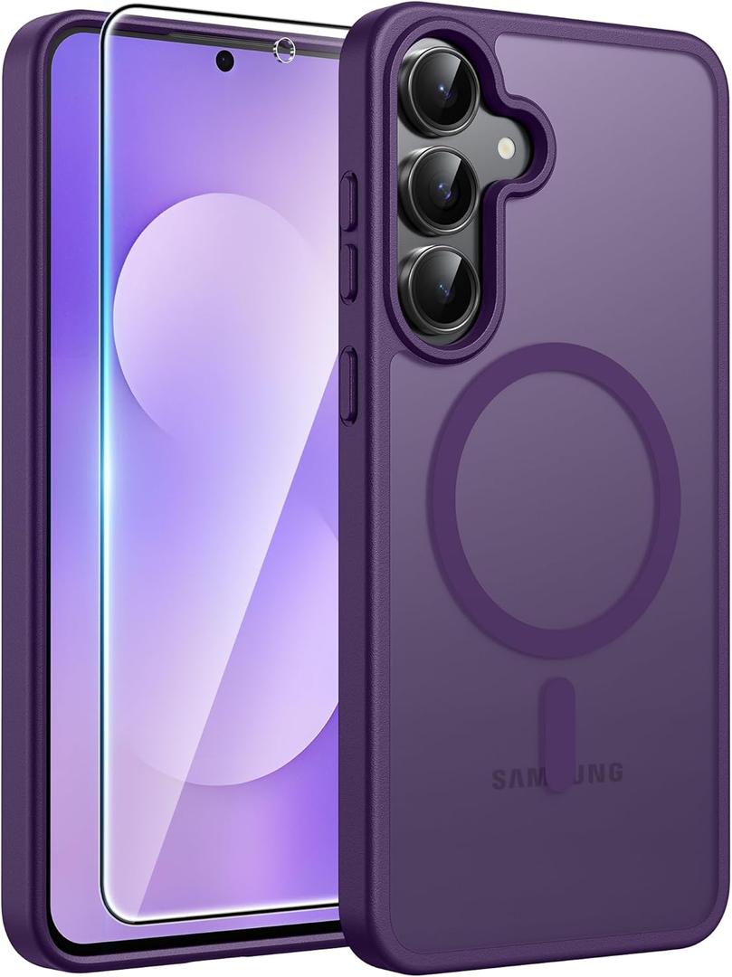 2 x FNTCASE for Samsung Galaxy S26 FE Case / S25 FE Case, with Screen Protector