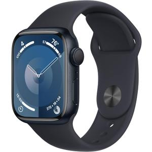 Apple Watch Series 9 GPS 41mm Midnight Aluminum Case with Midnight Sport Band - M/L Apple Watch Series 9 GPS 41mm Midnight Aluminum Case with Midnight Sport Band - M/L