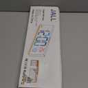 JALL 16" Large Digital Wall Mount Clock, Count Down Timer, Alarm, Big LED, RGB Color, DST, Temperature for Living Room Classroom Desk, Xmas, Birthday Gift for Senior Mom Dad (White Blue, 16 inches)