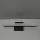 Combuh Modern Bathroom Light Fixtures Above Mirror Small Vanity Lighting Bar 16Inch, 5 Color Adjustable Black Simple Slim Led Wall Sconce IP44 Rustproof Bright 10W 880LM for Bath Restroom Makeup