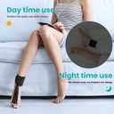 Hammer Toe Straightener Corrector for Women, Hammer Toe Corrector for Crooked Toes, Toe Straighteners Relief for Curled Toes, Floating Toes, Foot Pain Relief - Three Hole, Black