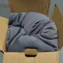 Cooling Comforter King Size, Double-Sided Cold Tech Fabric Quilted Bed Comforters Cooling Blanket for Hot Sleepers, Breathable Lightweight Summer Bedding, All-Season Ice Blanket, Dark Gray (King(108"x90"))