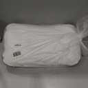 HOMELAB Adjustable Shredded Memory Foam Pillow Queen Size, Cooling Bed Pillow for Sleeping with Removable Cover, Medium Pillow for Side Stomach & Back Sleepers, 1 Pack 20"x28" (White)