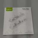 6 Pack Magnetic Cable Clips [1s Open/Lock], Laitver Cord Organizer Holder Strong Adhesive Desk Cable Management- Organize Charging Cords Neatly for Home, Office, Car,Desk, Nightstand-Porcelain Blue