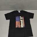 Truck Driver USA American Flag Patriotic Trucker Men T-Shirt, XS
