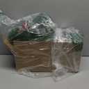 Christmas Garland with Lights, 50 LEDs 9FT Prelit Garland Battery Operated Outdoor Indoor Christmas Decorations Lighted Garland for Stairs Railing Fireplace Mantle Front Door Home Holiday Decor