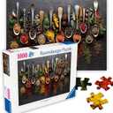 Ravensburger - Spices from All Over The World - 1000 Piece Jigsaw Puzzle - Enticing, Vibrant Spices from Around The Globe - Fresh & Dried - Ideal Gift - Frameable Art - Puzzles for Adults