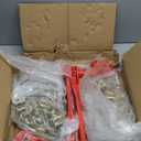 VEVOR Chain and Binder Kit 3/8 in-1/2 in, Ratchet Load Binders 9215 lbs Working Strength, Ratchet Binders and Chains, 3/8 in x 10 ft Chains with G70 Hooks, for Truck, Tie Down, Hauling, Towing