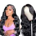 18 Inch 13x5 Hd Lace Front Wigs Human Hair For Women 180% Density Body Wave Lace Frontal Wigs Pre Plucked Brazilian Human Hair Lace Front Wigs